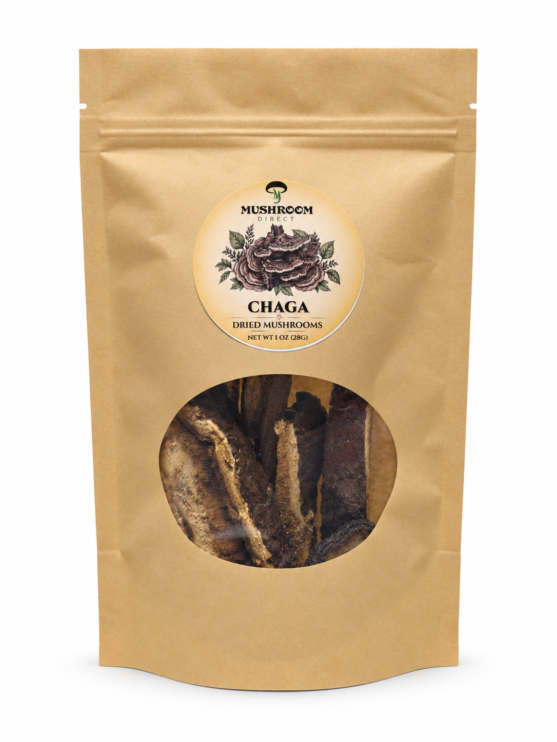 Dried Chaga Wild Mushroom