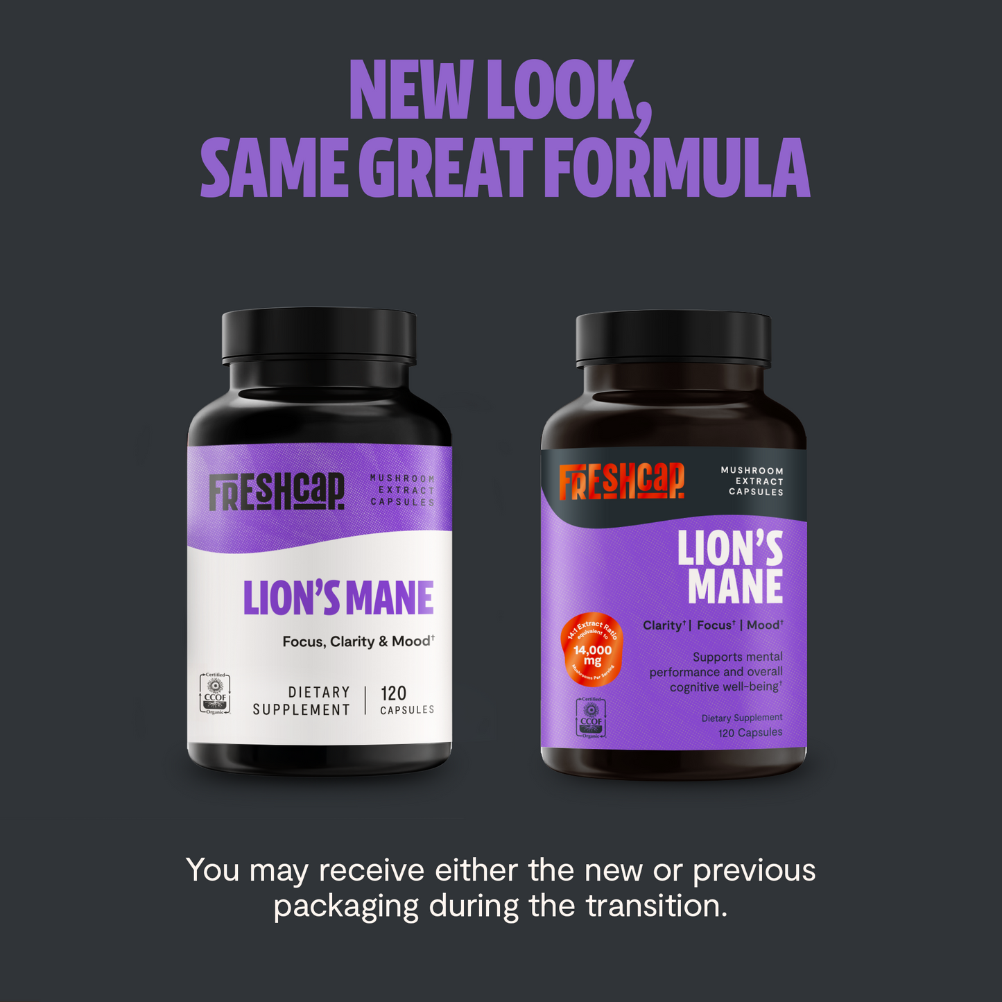 Lion's Mane Mushroom Extract Capsules