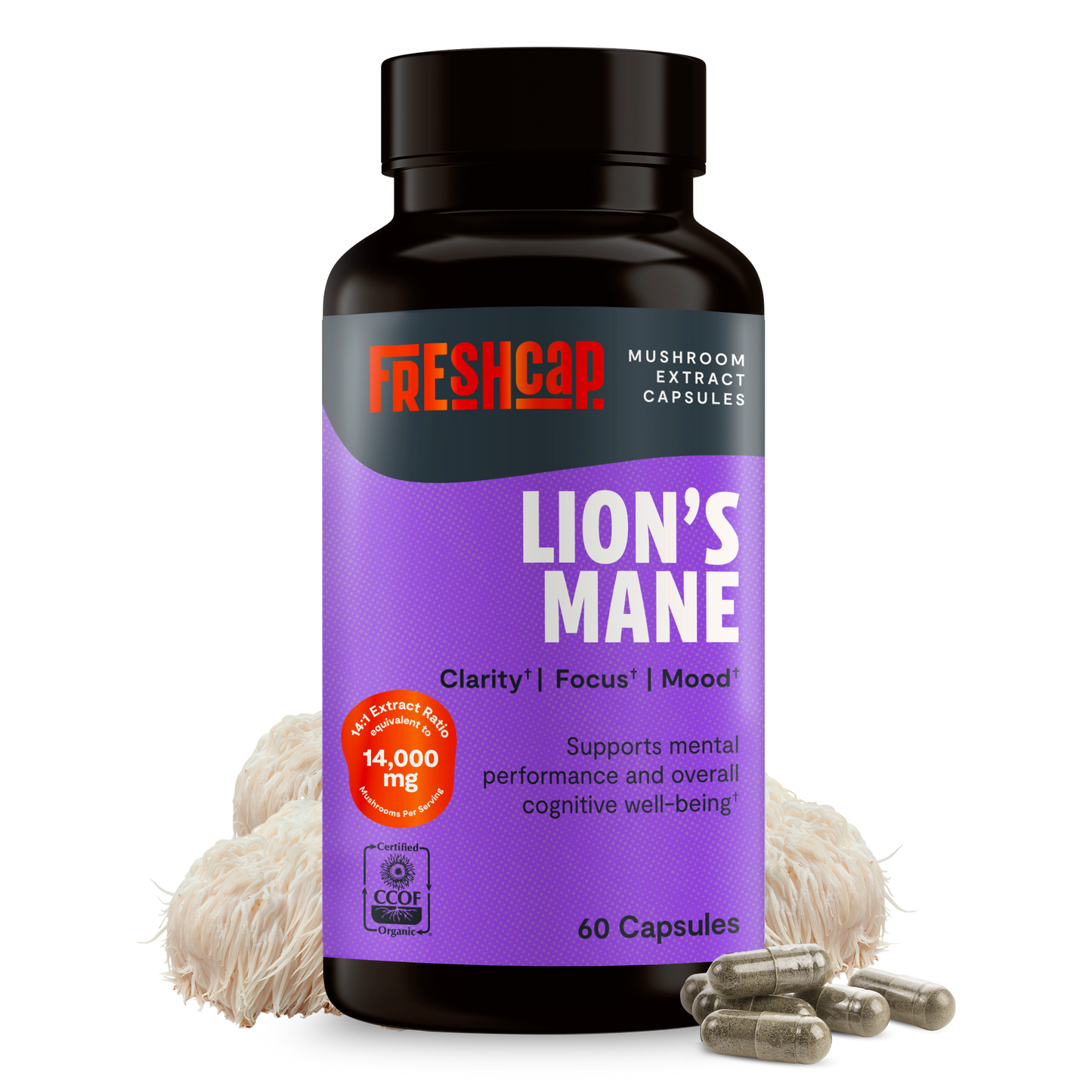 Lion's Mane Mushroom Extract Capsules
