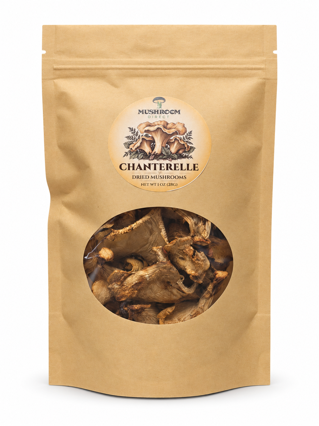 Dried Wild Chanterelle Mushroom
