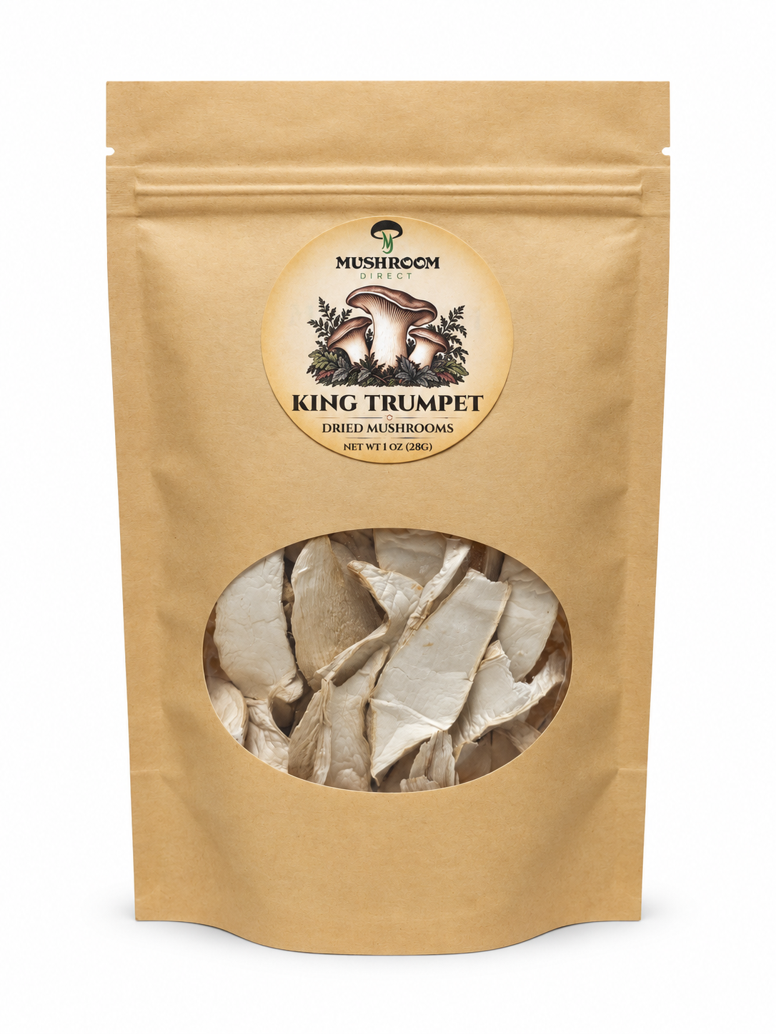 Dried King Trumpet Mushroom