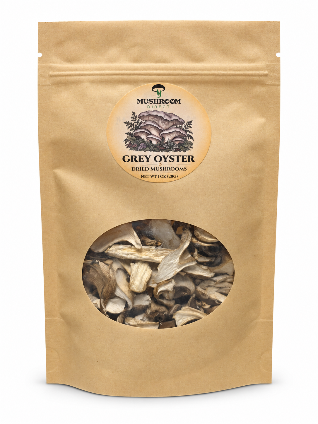 Dried Gray Oyster Mushroom