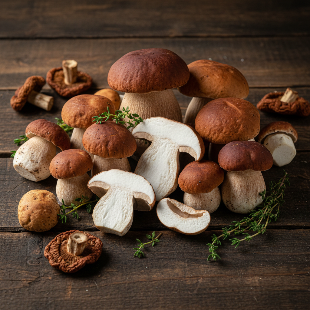 Wild Porcini Mushrooms